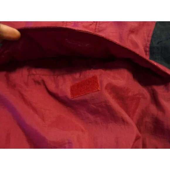 Arkansas Razorbacks 90s Starter Jacket w/hood NCAA Football Size L vintage